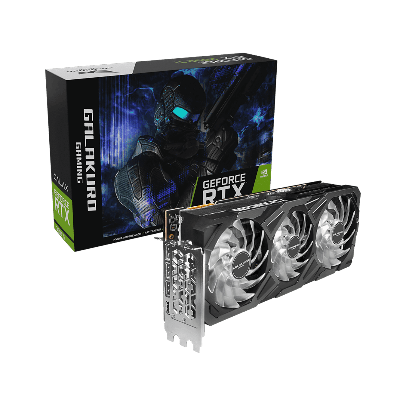 玄人志向 NVIDIA GeForce RTX3070Ti 搭載 グラフィックボード GDDR6X 8GB GALAKURO GAMINGモ 