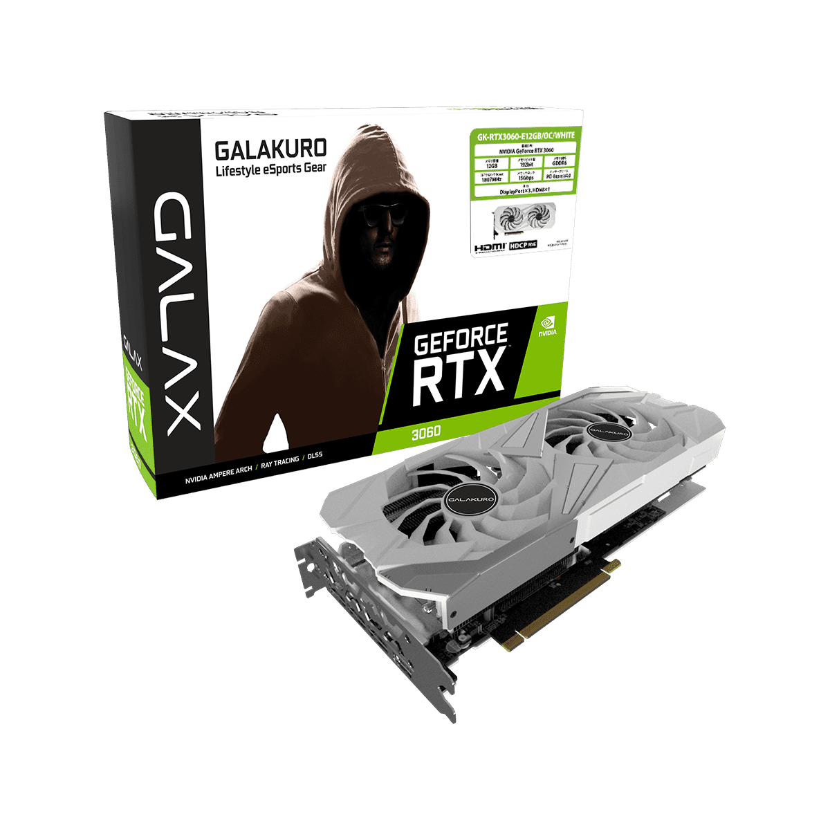 RTX3060 GALAKURO GG-RTX3060-E12GB/OC