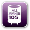 ALL105℃電解コンデンサー