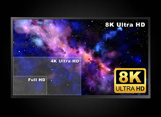 8K映像出力対応イメージ