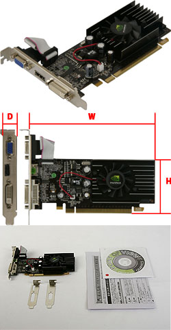 GF210 LE512HD D3 NVIDIA GEFORCE GT210 PCI Express