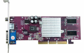 GF4M440SE-LAD64V | NVIDIA GEFORCE4 MX440SE搭載 AGP グラフィック