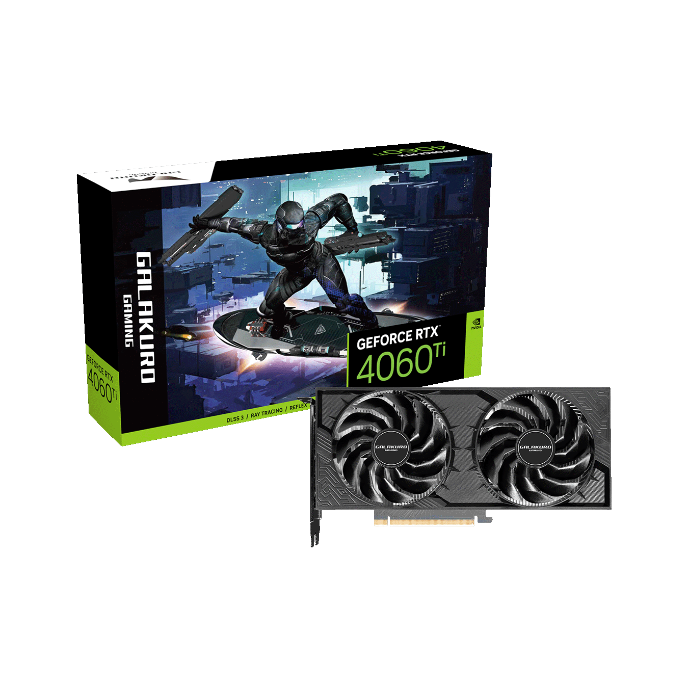 GG-RTX4060Ti-E8GB/OC/DF2 | GG-RTX4060Ti-E8GB/OC/DF2 | 玄人