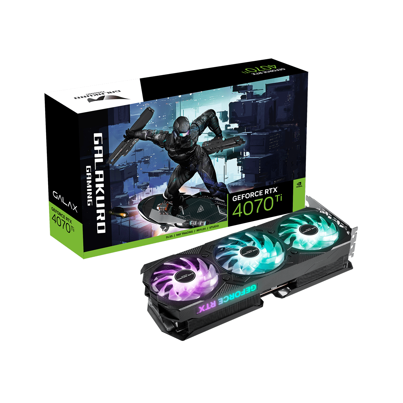 GALAKURO NVIDIA GeForce RTX4060Ti GDDR6グラフィックボード