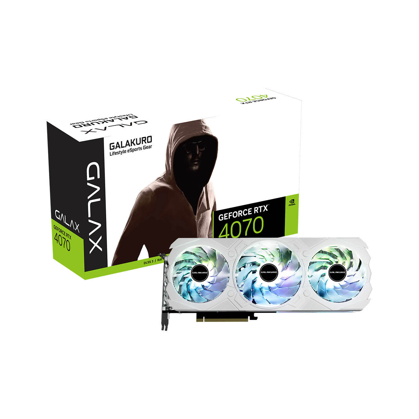 GK-RTX4070-E12GB/WHITE/TP | GK-RTX4070-E12GB/WHITE/TP | 玄人