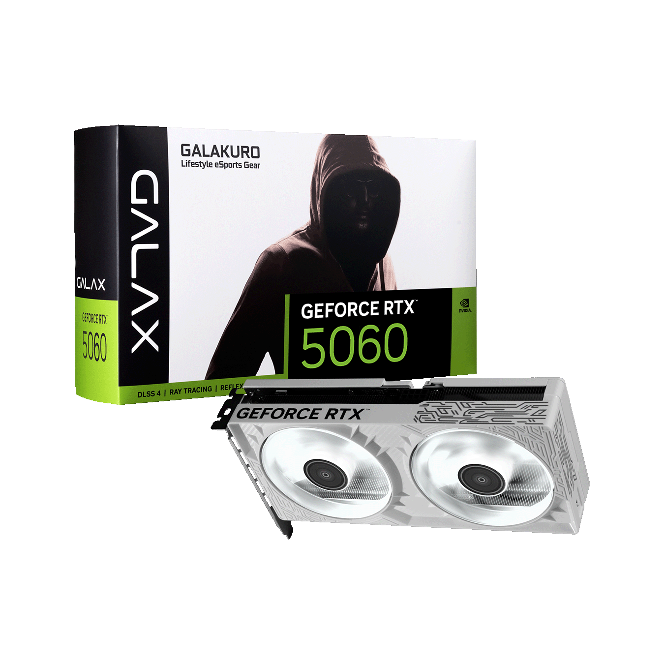 GK-RTX5060-E8GB/WHITE/DF | GK-RTX5060-E8GB/WHITE/DF | 玄人
