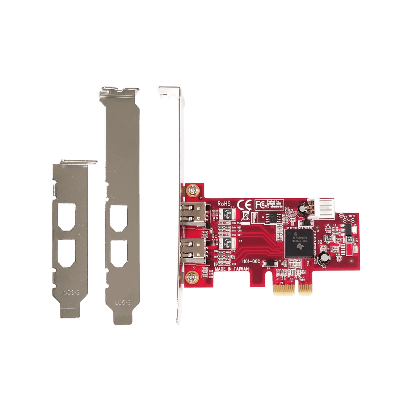 IEEE1394-PCIE2 | TI社製 XIO2200搭載 IEEE1394a(OHCI)x2