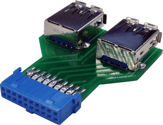 KRHK-U3/U3P | KRHK-U3/U3P | USB3.0ポート(19ピン ピンヘッダ)→USB3