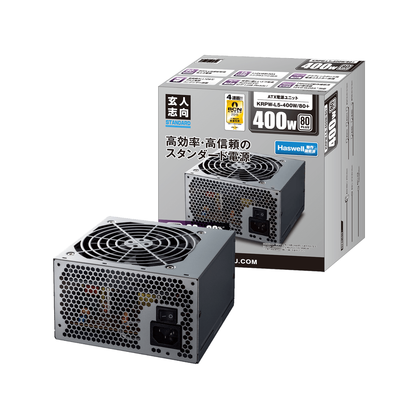 ATX電源ユニット　玄人志向　800w 80PLUS PLATINUM