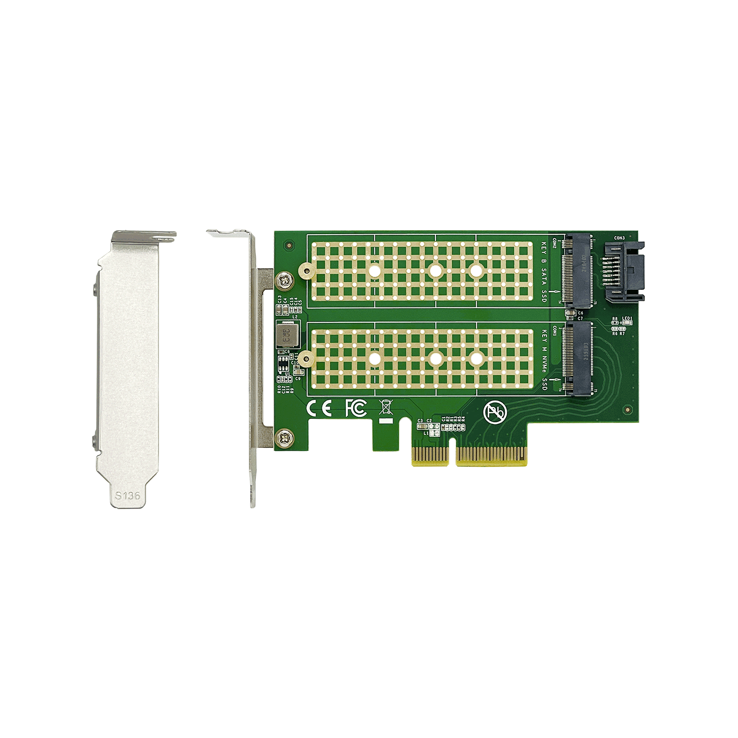 M.2NVST-PCIE | M.2NVST-PCIE | 玄人志向 NVMe＆SATA両対応 M.2 SSD変換ボード (ロープロファイル対応) |  玄人志向
