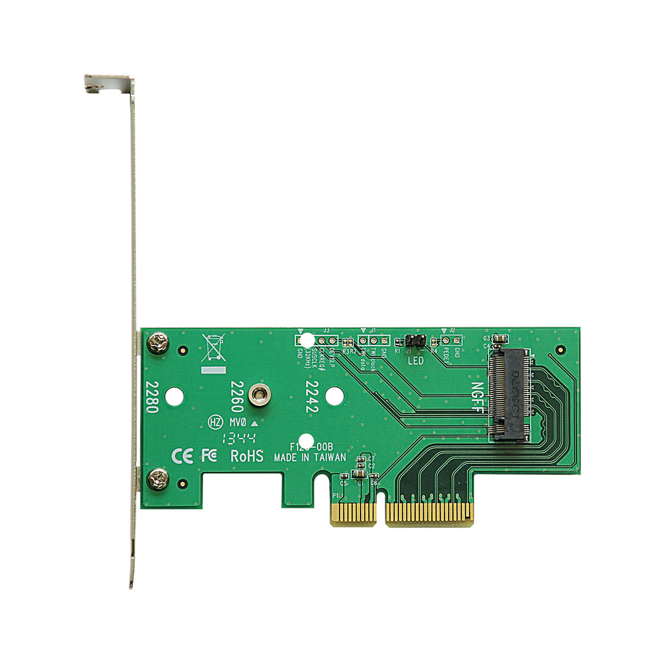 M.2(Type.M)→PCI-Express x4変換基板 | 玄人志向