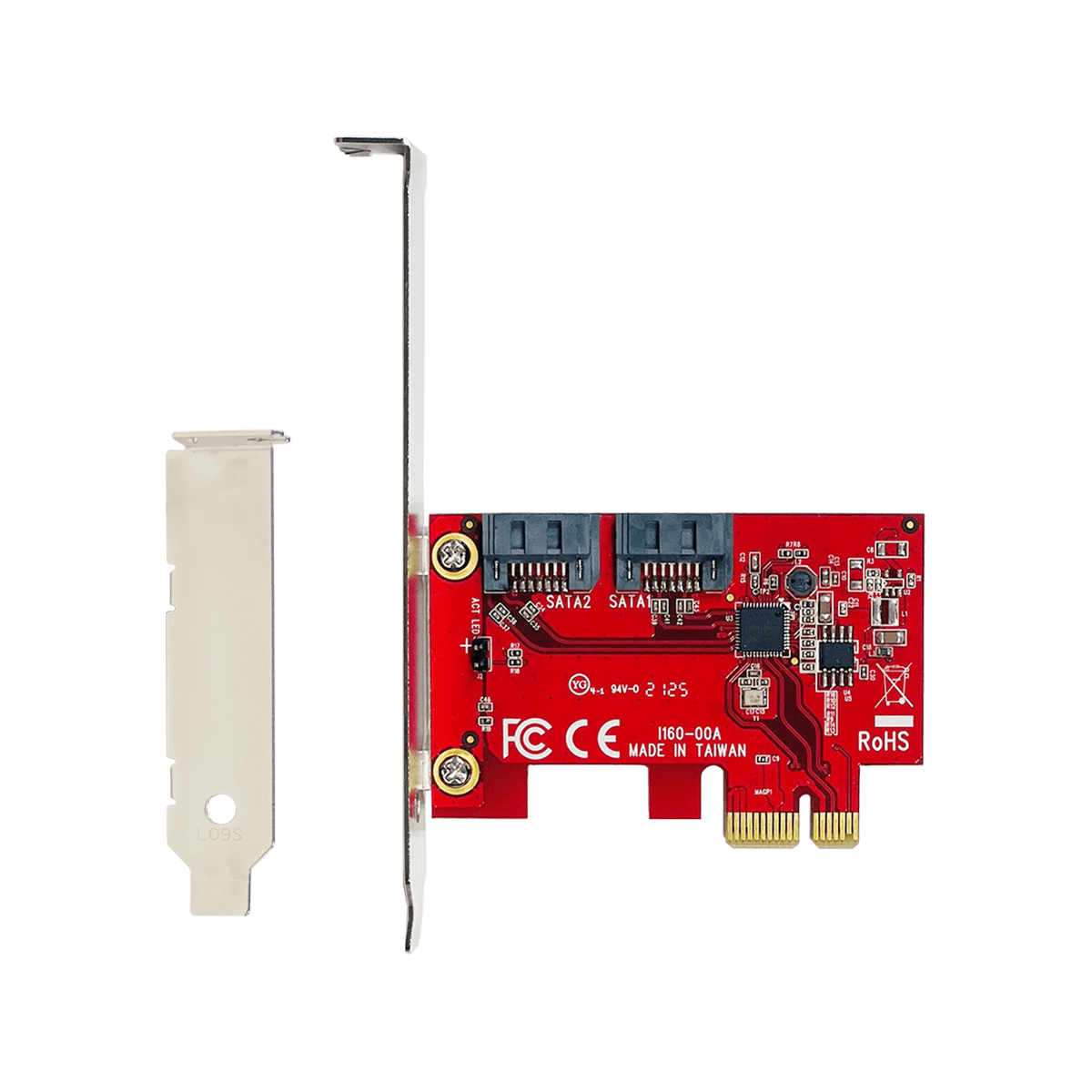 SATA3-I2-PCIE2 | SATA3-I2-PCIE2 | 玄人志向 ASMedia ASM1061搭載 SATA3 内部x2  インターフェースボード | 玄人志向