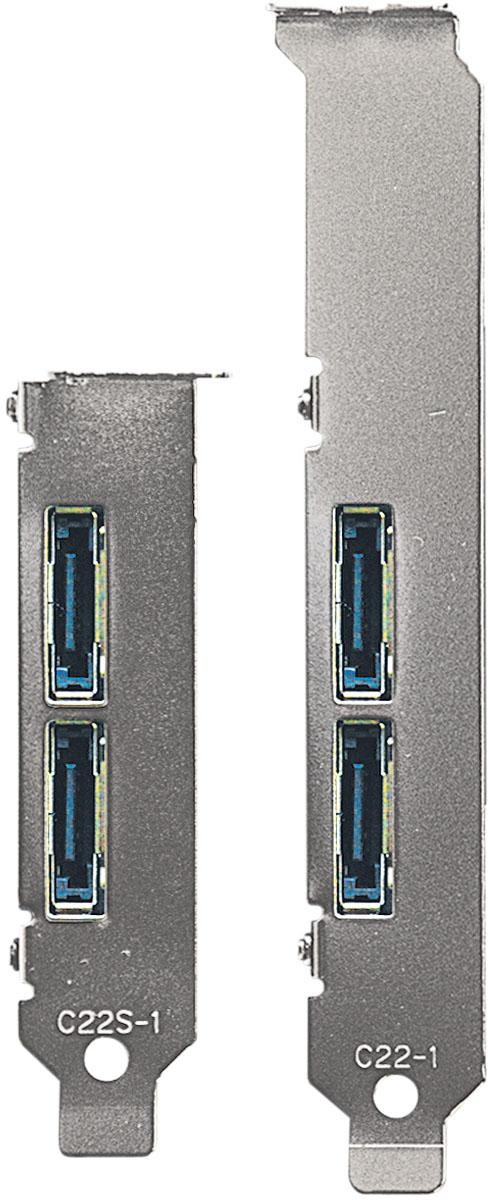 SATA3E2-PCIE | Marvell社製 88SE9128搭載 eSATAx2