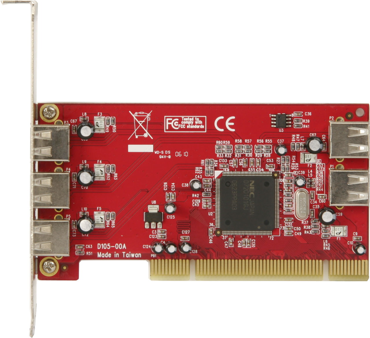 USB2.0N-LPPCI | USB2.0N-LPPCI | Renesas社製 μPD720101搭載