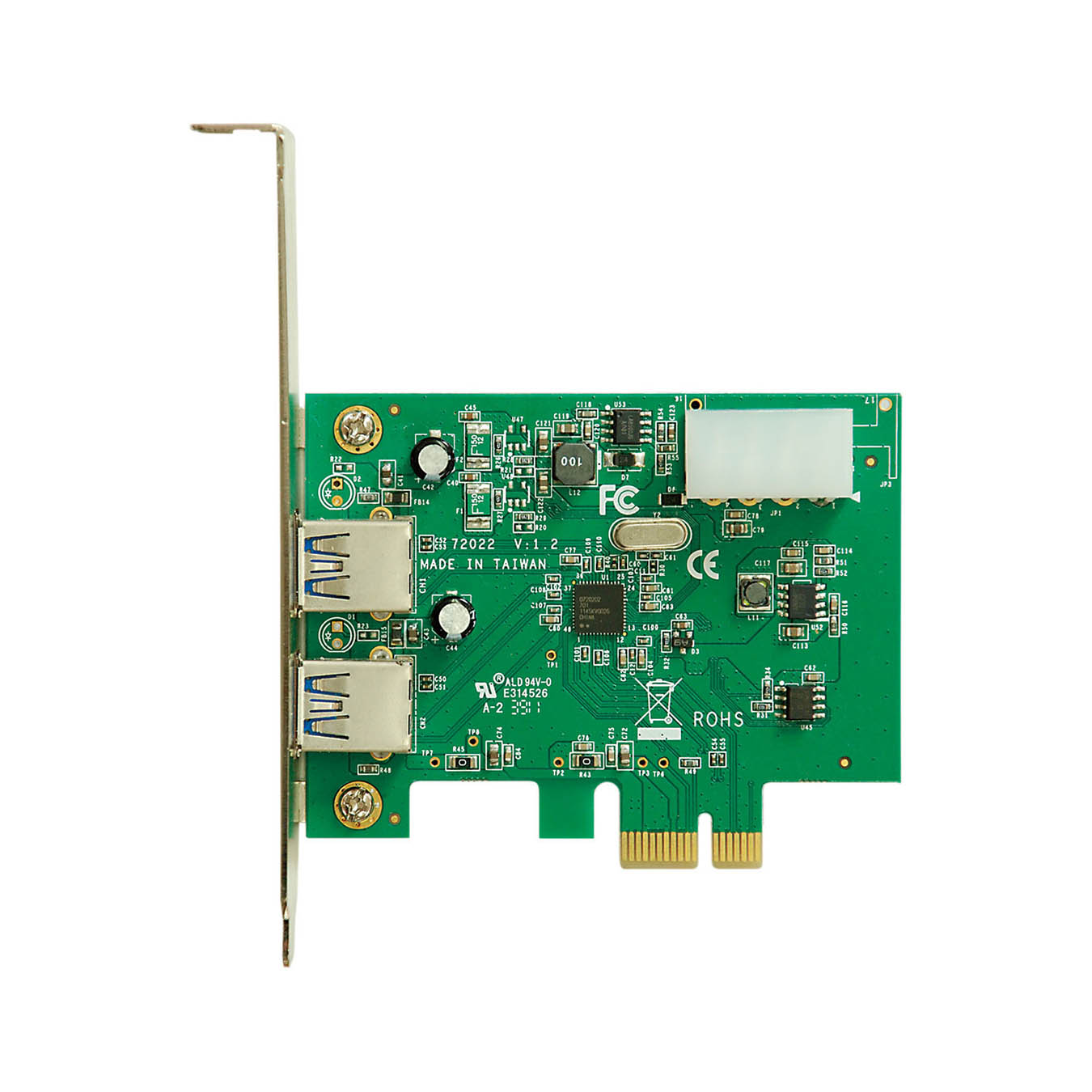 USB3.0-PCIE-P2 | Renesas社製 μPD720202搭載 USB3.0 インターフェース(PCI-Express x1